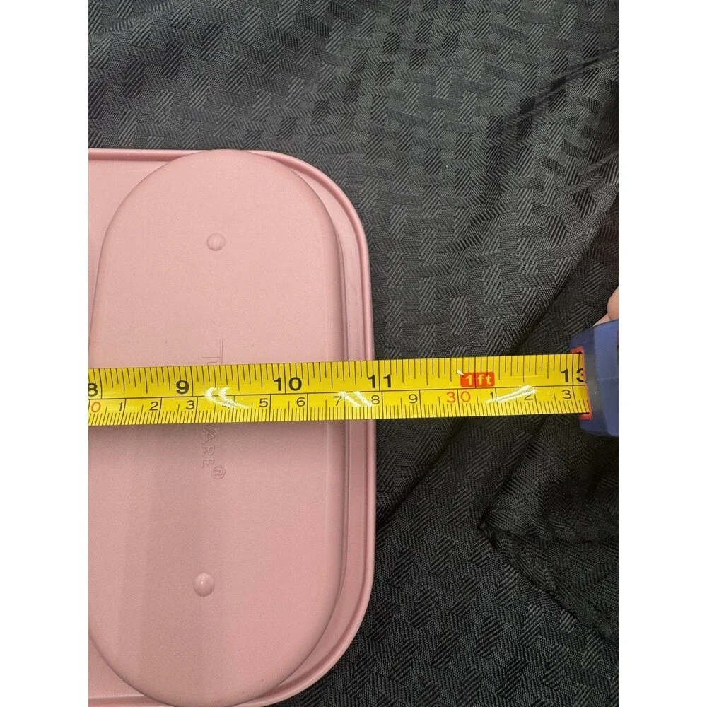 Tupperware Meal Mate Mauve Divided Plate w/Lid 1837-4 + Coffee Cup 1312-28 VTG